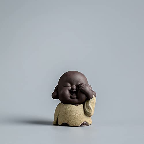 お坊さん　陶器人形 Amazon.co.jp: Fmtop-JP お坊さん 人形 置物 ミニチュア 僧侶